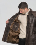 Piumino in pelle da uomo - Marek | Leather Trend