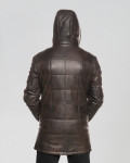 Piumino in pelle da uomo - Marek | Leather Trend