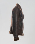Chiodo in pelle e montone da uomo - Alberto | Leather Trend