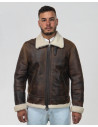 Men's shearling jacket - Franco | Leather Trend
