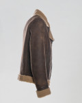 Chiodo in pelle e montone da uomo - Alberto | Leather Trend
