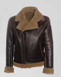 Men's leather and shearling perfecto - Alberto | Leather Trend