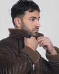 Giacca in montone da uomo - Franco | Leather Trend