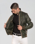 Kiwey men's bomber jacket – Argo | Leather Trend