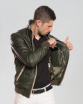 Kiwey men's bomber jacket – Argo | Leather Trend