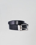 Cintura mod. Gabri Reversibile Nera e Grigia in vera pelle 100% made in Italy