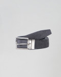 Cintura mod. Gabri Reversibile Nera e Grigia in vera pelle 100% made in Italy