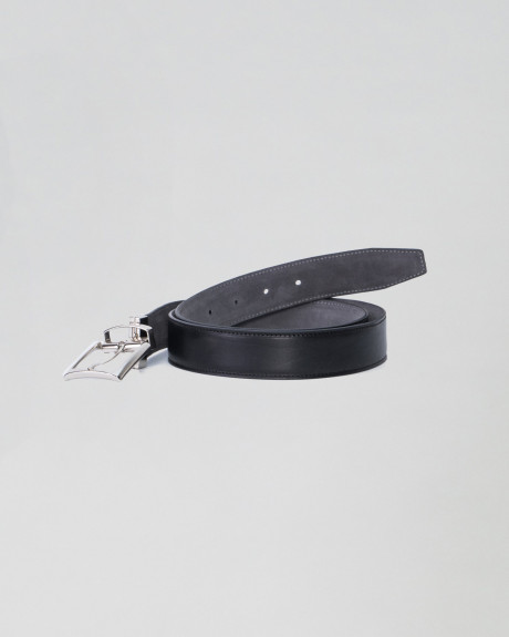 Reversible Leather and Suede Belt - Gabri | Leather Trend
