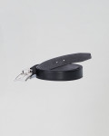 Cintura mod. Gabri Reversibile Nera e Grigia in vera pelle 100% made in Italy