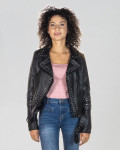 Chiodo in Pelle da Donna Nero - Grace | Leather Trend