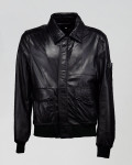 Bomber in pelle da uomo - Leo | Leather Trend
