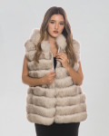 Women's sleeveless jacket - Arianna | Leather Trend