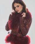 Women's Leather and Fur Jacket - Mongolia | Leather Trend
