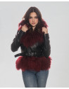 Giacca in pelle e pelliccia da donna - Mongolia | Leather Trend