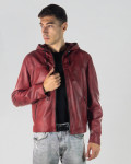 Giacca in pelle con cappuccio - Terminator | Leather Trend