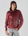 Giacca in pelle con cappuccio - Terminator | Leather Trend