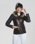 Women's Dark Brown Leather Jacket - Venezia | Leather Trend
