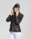 Women's Dark Brown Leather Jacket - Venezia | Leather Trend