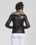 Women's Dark Brown Leather Jacket - Venezia | Leather Trend