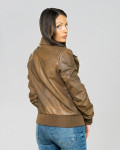 Bomber in Pelle da Donna Cuoio - Cloe | Leather Trend