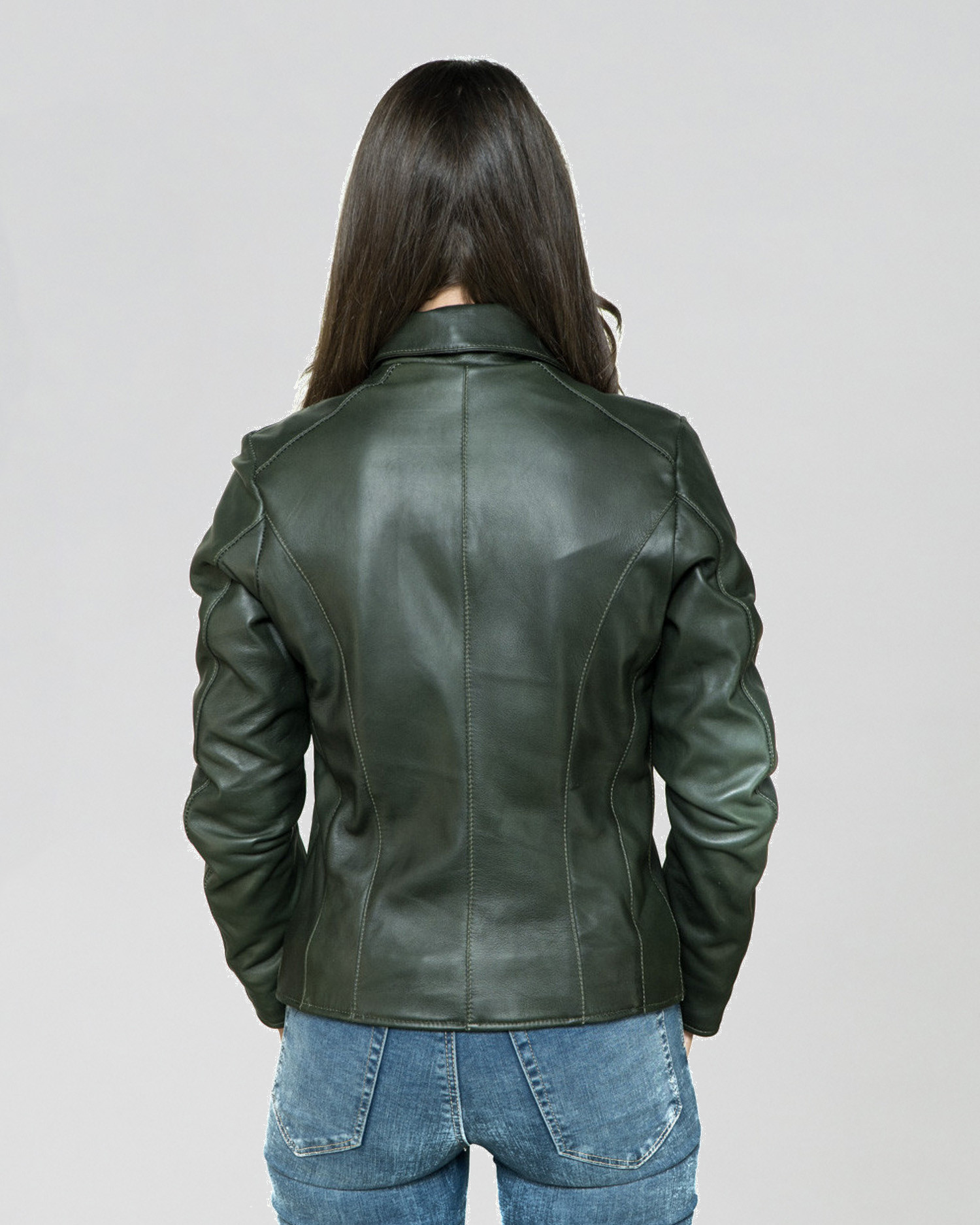 giacca in vera pelle donna