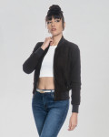 Bomber Donna in Pelle Nabuk - Malesia | Leather Trend