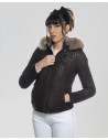 Women's Nubuck Scretched Jacket – Michelina Cap | Leather Trend