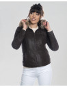 Women's Nubuck Scretched Jacket – Michelina Cap | Leather Trend