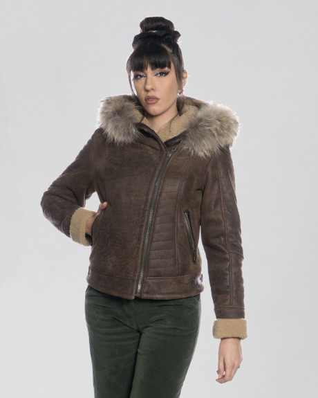 Women's shearling jacket - Naomi | Leather Trend