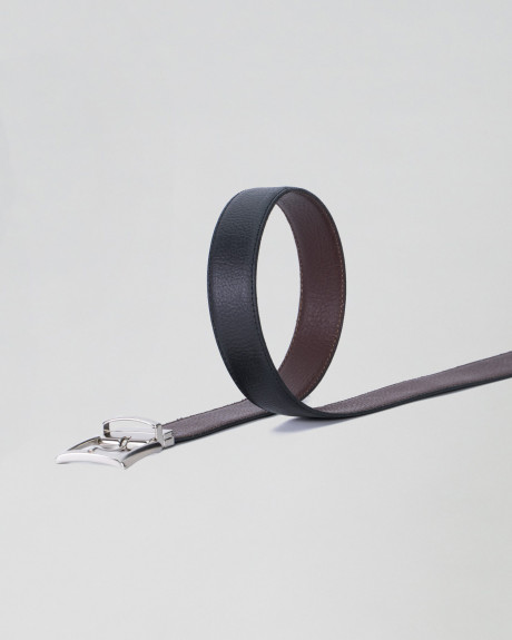 Reversible Deer Leather Belt - Bernardo | Leather Trend 2