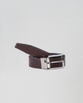 Cintura in pelle di cervo reversibile - Bernardo | Leather Trend