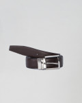 Cintura mod. Federico Reversibile Testa di Moro e Nero in vera pelle 100% made in Italy