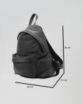Cuba - Small Backpack in Black Leather