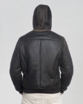 Carlo - Men’s Shearling Hooded Moro Head Bomber
