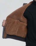 Carlo - Men’s Shearling Hooded Moro Head Bomber