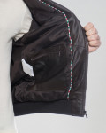 Men's Dark Brown Leather Bomber Jacket - Fonzie | Leather Trend