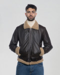 Men's leather and shearling jacket - Francesco | Leather Trend