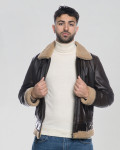 Giacca in pelle e montone da uomo - Francesco | Leather Trend
