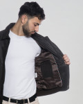 Bomber in Nabuk Antichizzato Testa di Moro - Dante | Leather Trend