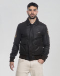 Bomber in Nabuk Antichizzato Testa di Moro - Dante | Leather Trend