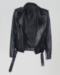Men's Dollar Effect Black Three-Pocket Perfecto | Leather Trend