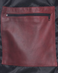 Giacca in pelle uomo bordeaux – U08 | Leather Trend