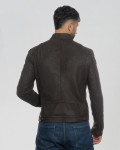 Biker Men's Scratched Nubuck Leather - Avatar | Leather Trend