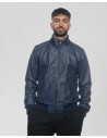 Bomber in Pelle Blu Uomo - Marcello | Leather Trend
