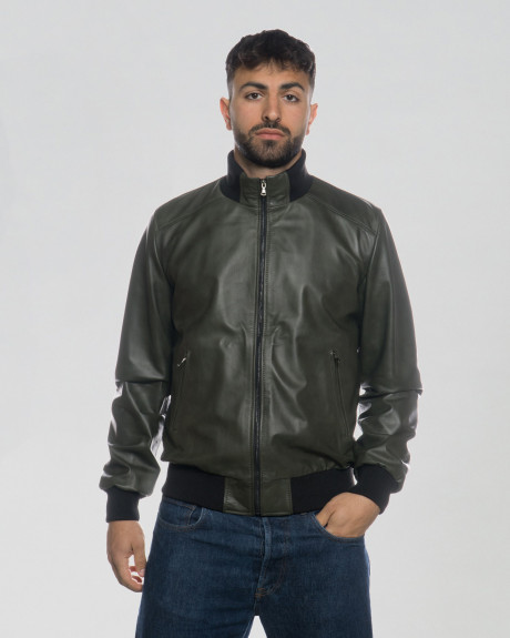 Bomber in pelle da uomo - Marcello | Leather Trend