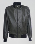 Bomber Uomo Verde in pelle - Marcello | Leather Trend