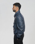Bomber in pelle da uomo - Leo | Leather Trend