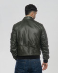 Bomber in pelle da uomo - Leo | Leather Trend
