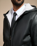 Bomber in montone da uomo - Carlo | Leather Trend