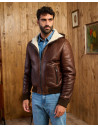 Men's shearling bomber jacket - Carlo | Leather Trend